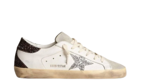 Super-Star Glitter Detail Low Top Sneaker