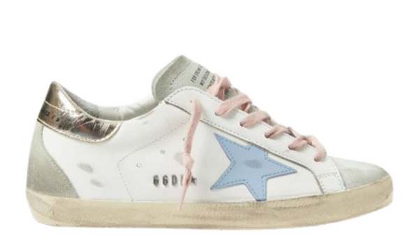 Super Star Sneaker in White, Ice & Platinum
